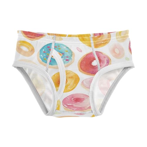 KLL Donuts Background Boys Toddler Soft Training Underwear Breathable Children Undies