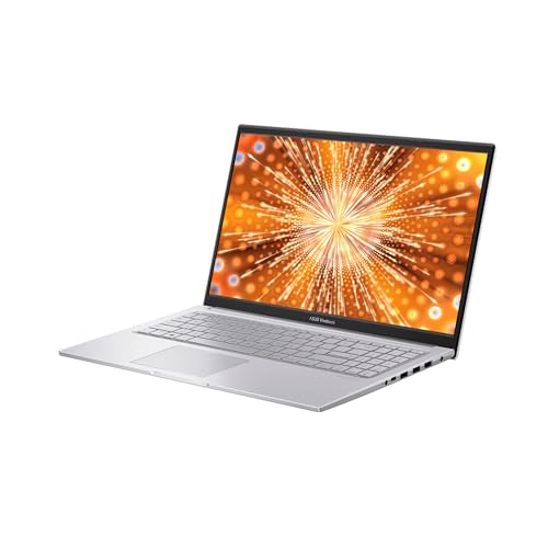 Image of ASUS Lightweight 15.6 inch FHD IPS Laptop, Intel i5 Processor Up to 4.6GHz, 8GB DDR4 Ram, 512GB SSD, HDMI, Windows 11 OS, Pastel Silver, Renewed
