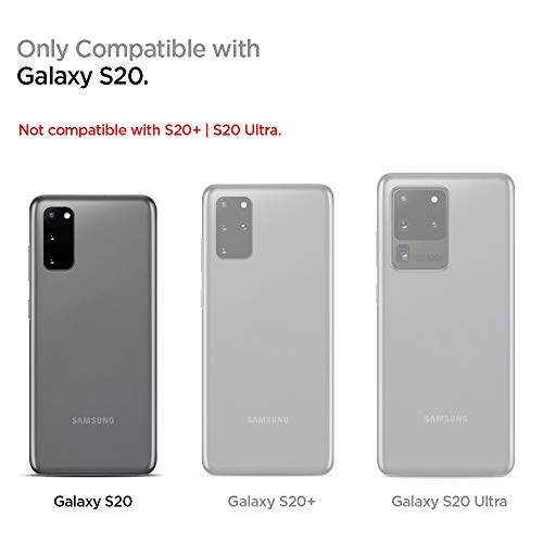 Spigen Rugged Armor for Samsung Galaxy S20 5G Case, Galaxy S20 Back Cover (2020) - TPU|Matte Black