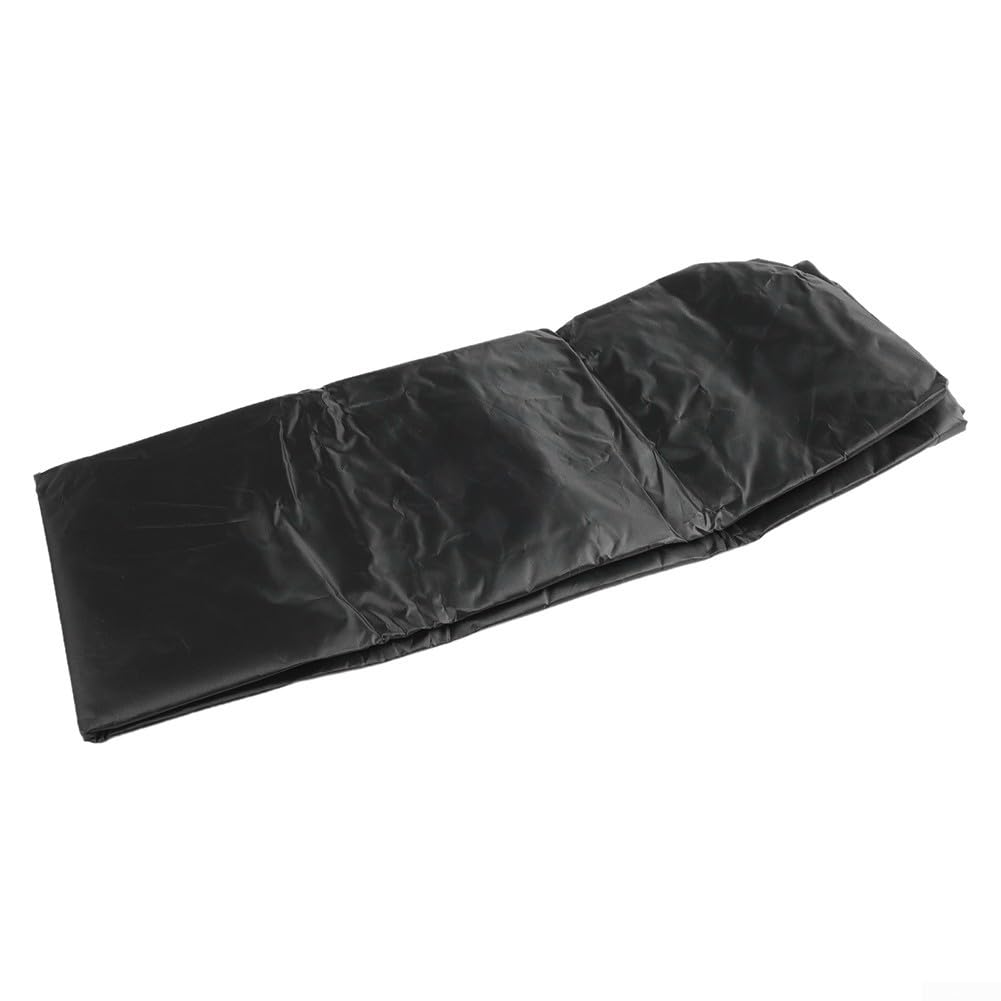 Funda impermeable para banco de jardín, tela Oxford 210D con ventilación, cordón, hebilla y correas para un ajuste seguro (134 x 66 x 89 cm)