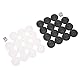 Schwarzweiss Backgammon Schach Plastikbackgammon Kontrolleure scherzt Kinderspielzeug Durchmesser 22mm