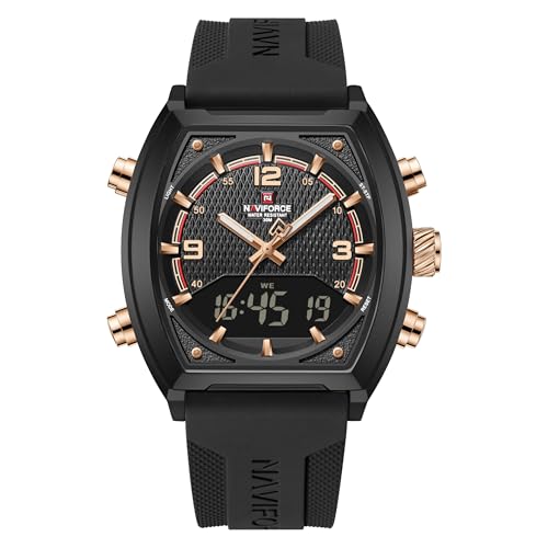 Image of NAVIFORCE NF9242 Dynamic Racing Style Multifunctional Analog-Digital Watch