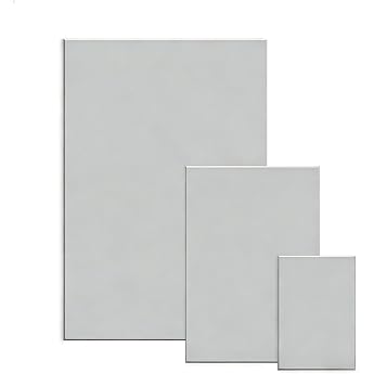Lino Print Plate A4 A5 A6 Carving Set Linoleum Linocut Professional Lino Plate for Print Graphics & Stamp Printing Plates for Beginners and Artists Grey