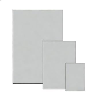 Placas de Linóleo A4 A5 A6 Corte Suave Polímero Hojas en Goma Flexible,para Impresión/Linograbado para Arte Gráfico y Sellos.para Principiantes (Gris)