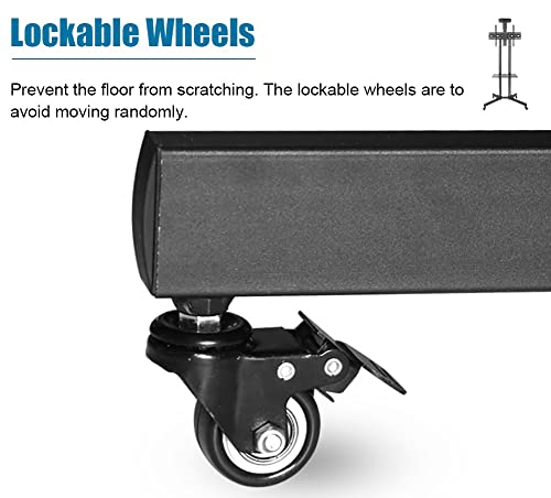 Soporte universal móvil para TV con ruedas 32-65 pulgadas miniatura 5