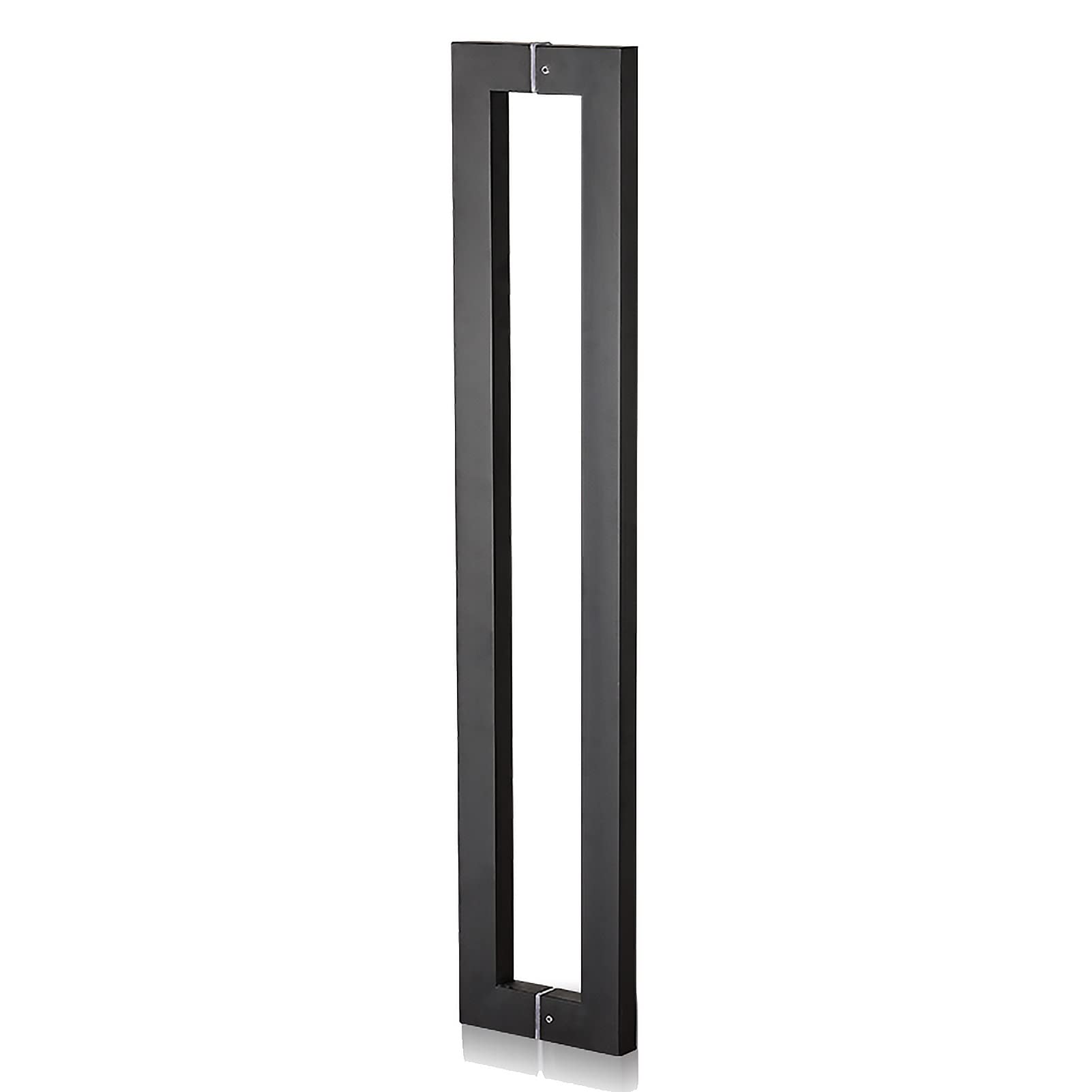 Bhgfyxbs Black Brushed Stainless Steel Push Pull Door Handle For, 10/24/40 In Sliding Barn Gate Pull Handles, Fit For Wood/Glass Doors/Silver/80Cm/31.5In,-150Cm/59.1In,-150Cm/59.1In