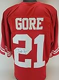 Frank Gore SIGNED AUTOGRAPHED JERSEY JSA COA 49ERS FOOTBALL AUTOGRAPH