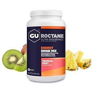GU Energy Roctane Ultra Endurance Energy Drink Mix, 3.44-Pound Jar, Tropical Fruit