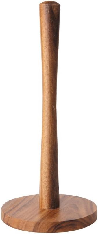 T&G Tuscany Vertical Paper Towel Holder in Acacia Wood.