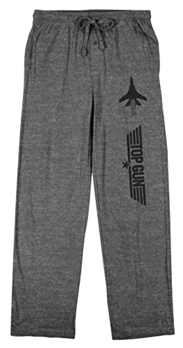 Top Gun Logo Men's Graphite Heather Sleep Pajama Pants