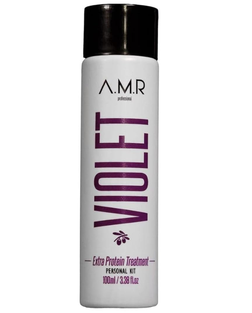 A.M.R VIOLET Alisado Profesional Extra Protein Tratado Sin Formol 100 ml