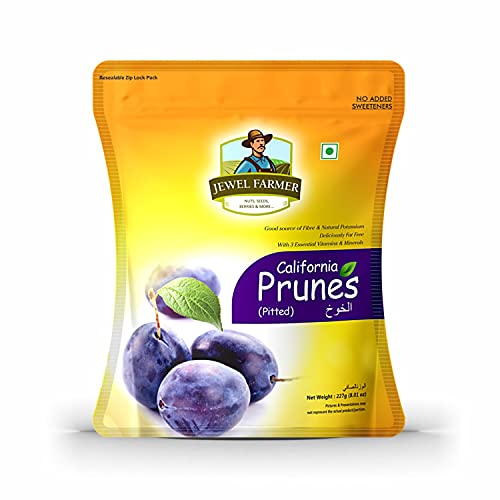 JEWEL FARMER Pitted US Grade A California Prunes Dried Plum Sookh...