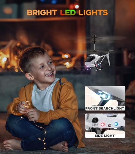 Image of SYMA RC Helicopter,Remote Control Helicopter for Kids Airplanes with Altitude Hold, 3.5 Channel, Gyro Stabilizer, Remoter Aircraft Helicopter Toys for 8-12 Boys Girls as a Gift Indoor White