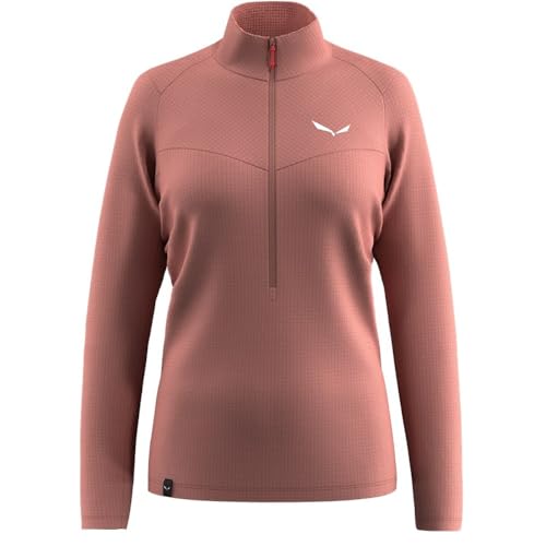 Salewa Puez Cammino Pl Hz Jkt W polaire légère demi-zip extensible pour femme