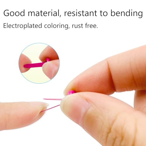 image for Newkita 100 PCS Brass Paper Fasteners Metal Brass Fasteners, Mini Brad