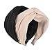 2 Pack Knot Headband Wide Print Hairband Fashion Hair Accessories for Women Girls (Type c)