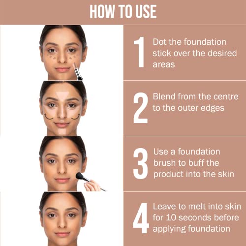 Image of NY Bae Almond Oil Infused seamless Natural Contour Color Corrector Stick For Wheatish-Dark Skin - Runway Range, Backstage Changes in Sand 09