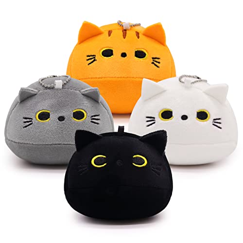 Schwarzer Katzen Schlüsselanhänger - Niedliches Katzen-Design Für Katzenliebhaber