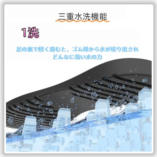 靴消毒マットドアマット ドア フロア 玄関用実用フロア 靴底 自動洗浄、玄関用家庭用足元カーペット (コーヒー色) [並行輸入品] [3]