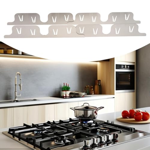 Cubiertas para bordes resistentes al calor en acero inoxidable pack de 4 6