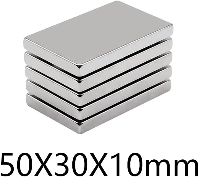 1-10pcs 50 * 30 * 10mm Rectangular rare earth Permanent 50x30x10mm square Neodymium magnetic magnet(1pcs)