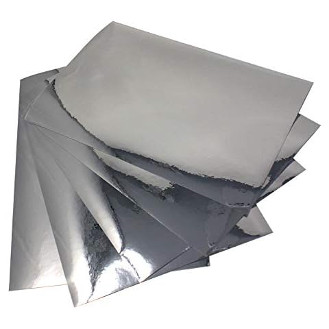Din A4 Bogen Chromfolie Chrom Bastelfolie Selbstklebend Künstlerfolie Plotterfolie Plottfolie Basteln DIY Polyester Folie Cover