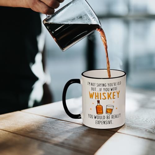 Taza de cerámica Aurahouse con diseño Whiskey 11 oz miniatura 3