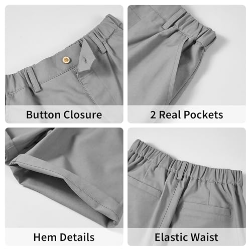 Image of LOLANTA Boys Linen Suit 4 Piece Summer Gentleman Outfit Kids Shorts Set