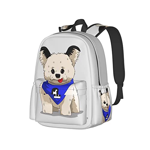 Sac à dos chiot mignon pour ordinateur portable 17" du lycée aux sorties