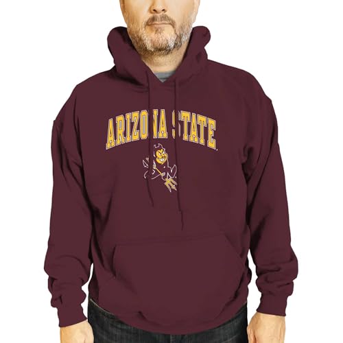 Sweat à capuche NCAA bordeaux imprimé Arch & Logo sweat-shirt de qualité