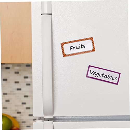 Petite plaque signalétique clé Uonlytech effaçable et repositionnable 48x - 4