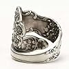 925 Sterling Silver Oxidized Spoon Ring Adjustable Ring Jewelry Gifts for Women #1