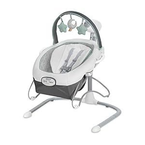 Graco Soothe ‘n Sway LX Baby Swing with Portable Bouncer, Derby