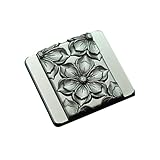 Lotus Patternd Camera hot Shoe Cover Camera Shutter Button Suitable for Fuji X-T50 X-S20 X-S10 X-T4 XT30 Suitable for Nikon Z6iii Z7 Z30 Z50 ZF (Brass YH Button) (White Copper hot Shoe Cover )