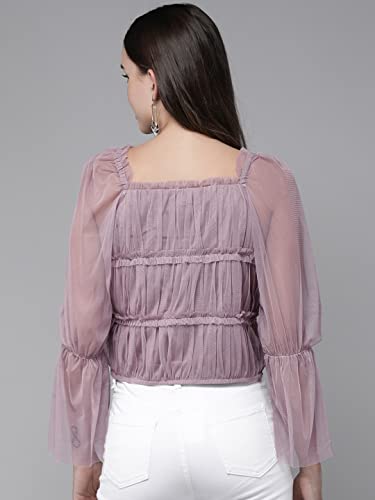 Image of Rare Women's Solid Regular Fit Blouse