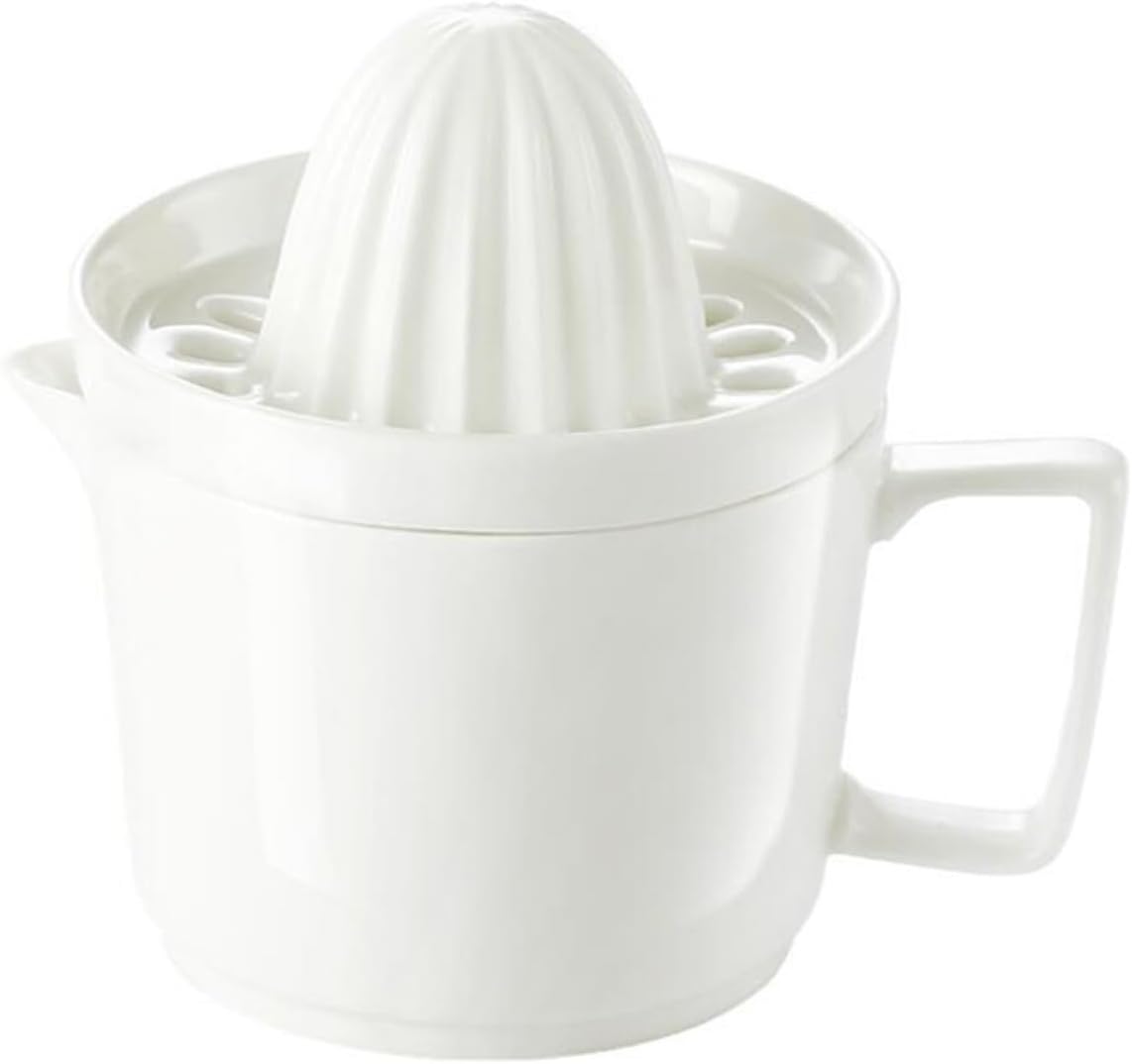 Manual Ceramic Fruit Juicer and Squeezer Cup for Lemon and Orange, Handheld Manual Juice Press, Portable Fruit Squeezer for Fresh Juice at Home