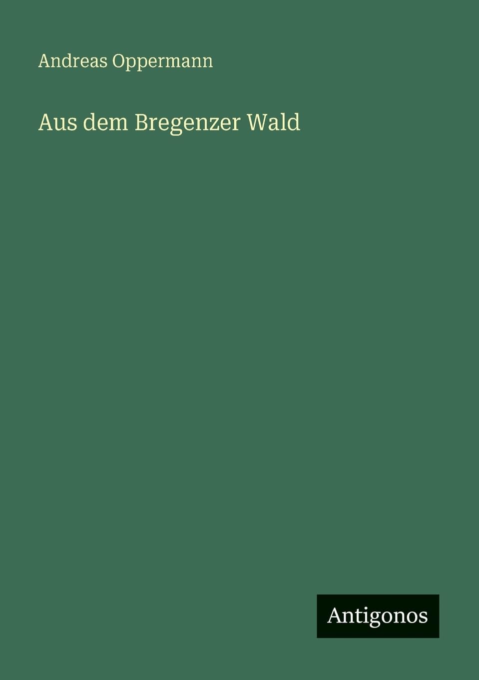 Aus dem Bregenzer Wald