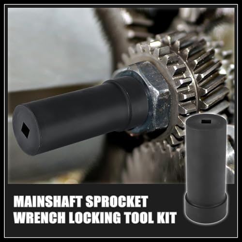 Image of Locking Tool Twin Mainshaft Sprocket Wrench Socket Tool Kit for Harley Davidson 1936-2006 Big Twin TC88 Durable Material