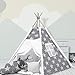 Produktbild Elfique Tipi INDIANERZELT DOPPELT Gepolsterter Decke und DREI Kissen