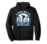 Disney Peter Pan Tinkerbell Silouhette Take Me To Never Land Sweat à Capuche