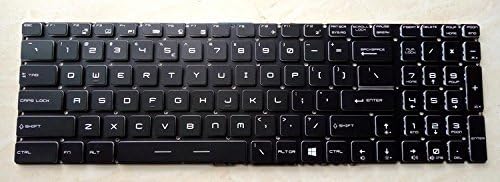 SZYJT New for MSI GT72VR 6RD GT72VR 6RE 7RE GF72 GF72VR GF62 GF62VR, GE72 2QF GV72 8RC GV72 8RD GV72 8RE Series Laptop US Keyboard Colorful Backlit