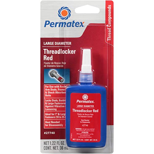 Image of Permatex 27740 Large Diameter Threadlocker Red, 36 ml