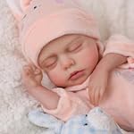 BABESIDE Lifelike Reborn Baby Dolls - 12 Inch Full Vinyl Realistic Baby Doll Sweet Sleeping Real Life Baby Dolls Cute Girl with Toy Accessories Gift Set for Kids Age 3+