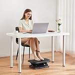 HUANUO Adjustable Desk Footrest, Foot Rest for Under Desk at Work with Massage, Adjustable Foot Stool with 3 Height Position & 30 Degree Tilt Angle Adjustment for Home, Office - Image 2