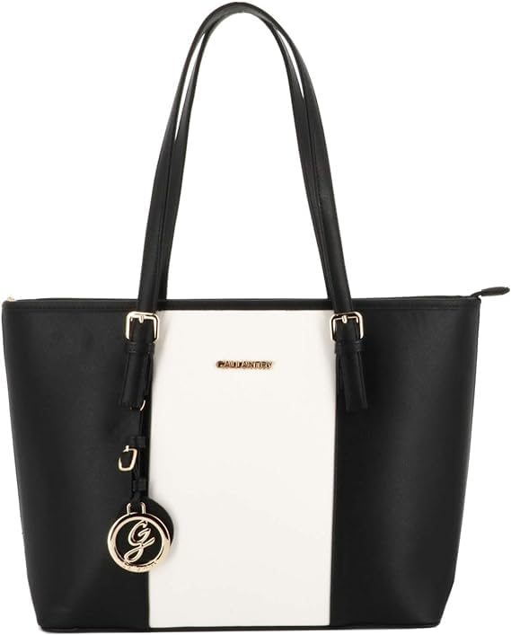 Gallantry - Sac Cabas Femme A4 - Shopper Porté Main Epaule Grande Taille XL - Cabas de cours filles lycée - Chic Tendance