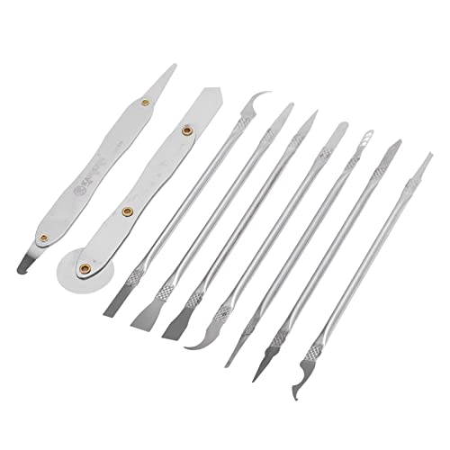 Kit de ferramentas de alavanca de 9 peças, kit de reparo de liga de aço para telefones celulares, ta