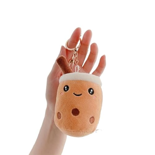 Boba Plush Keychain Charm Accessories Cute Boba for Backpack, Handbag,