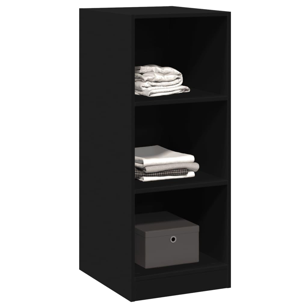 Genérico Armario de Madera de ingeniería Negro 48x41x102 cm,Productos del hogar,Organización y Almacenamiento,Almacenamiento de Ropa y armarios,Organizadores de vestidores y Perchas de barra-840829