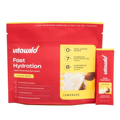 VitaWild Premium Electrolyte & Vitamin Drink Mix - Zero Added