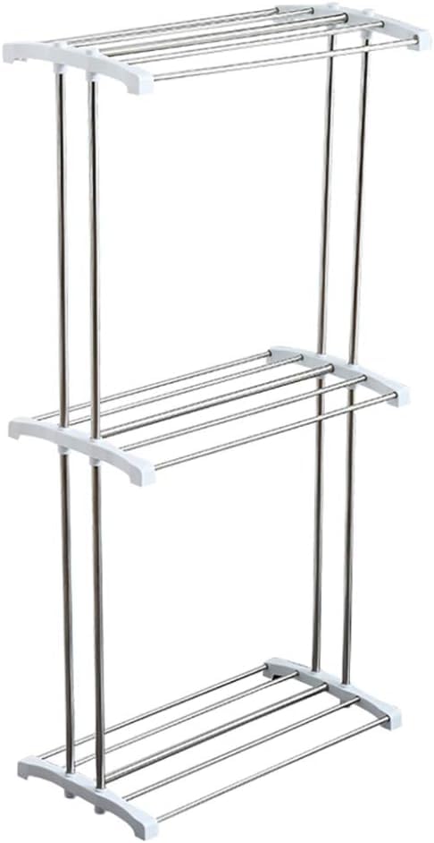 Étagère de salle de bain multi-supports en acier inoxydable pour organiser vos draps de bain
